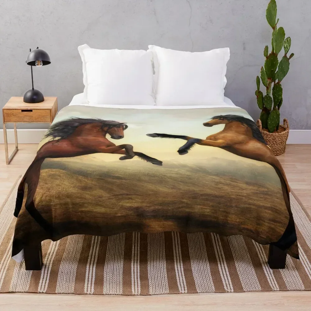 Wild Horses Animals Stallion Artistic Painting Artwork Throw Blanket Breathable Lightweight Blanket for Adults Kids
Wild Horses Animals Stallion Artistic Painting Artwork Throw Blanket Breathable Lightweight Blanket for Adults Kids