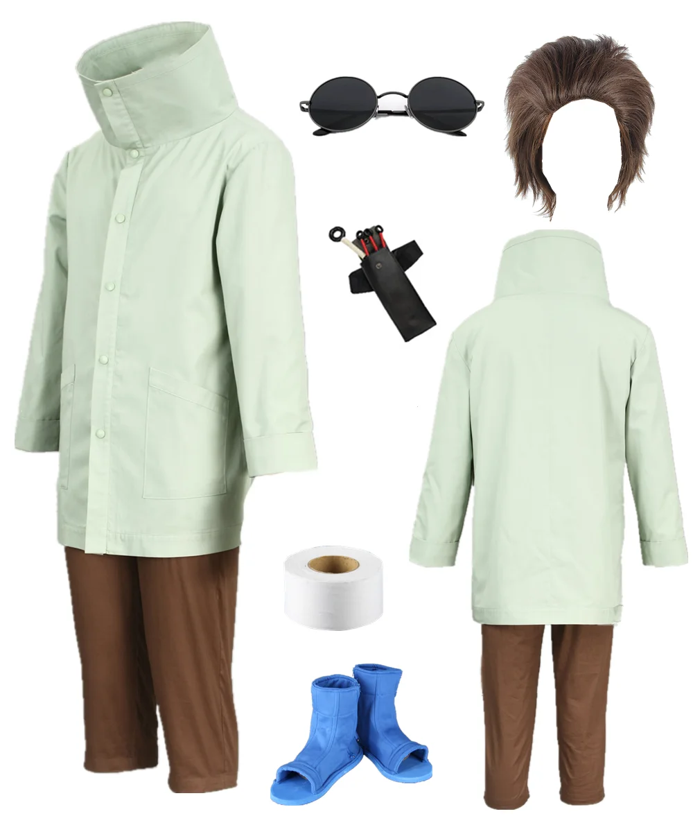 Us Size Uzumaki Aburame Shino Cosplay Men's Green Coat Pants Outfit Halloween Costume
Us Size Uzumaki Aburame Shino Cosplay Men's Green Coat Pants Outfit Halloween Costume