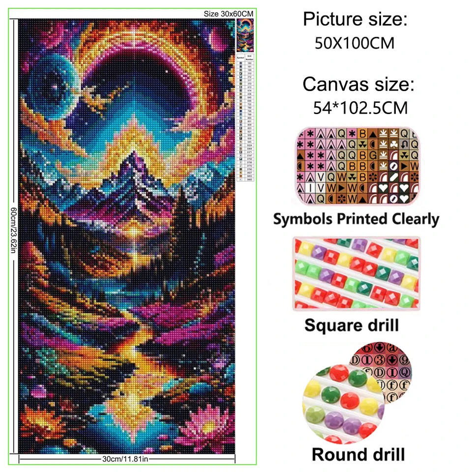 5d large diy diamond painting fantasy landscape Jewelry cross stitch full mountain river diamond art moasic sunrise creek decor
5d large diy diamond painting fantasy landscape Jewelry cross stitch full mountain river diamond art moasic sunrise creek decor