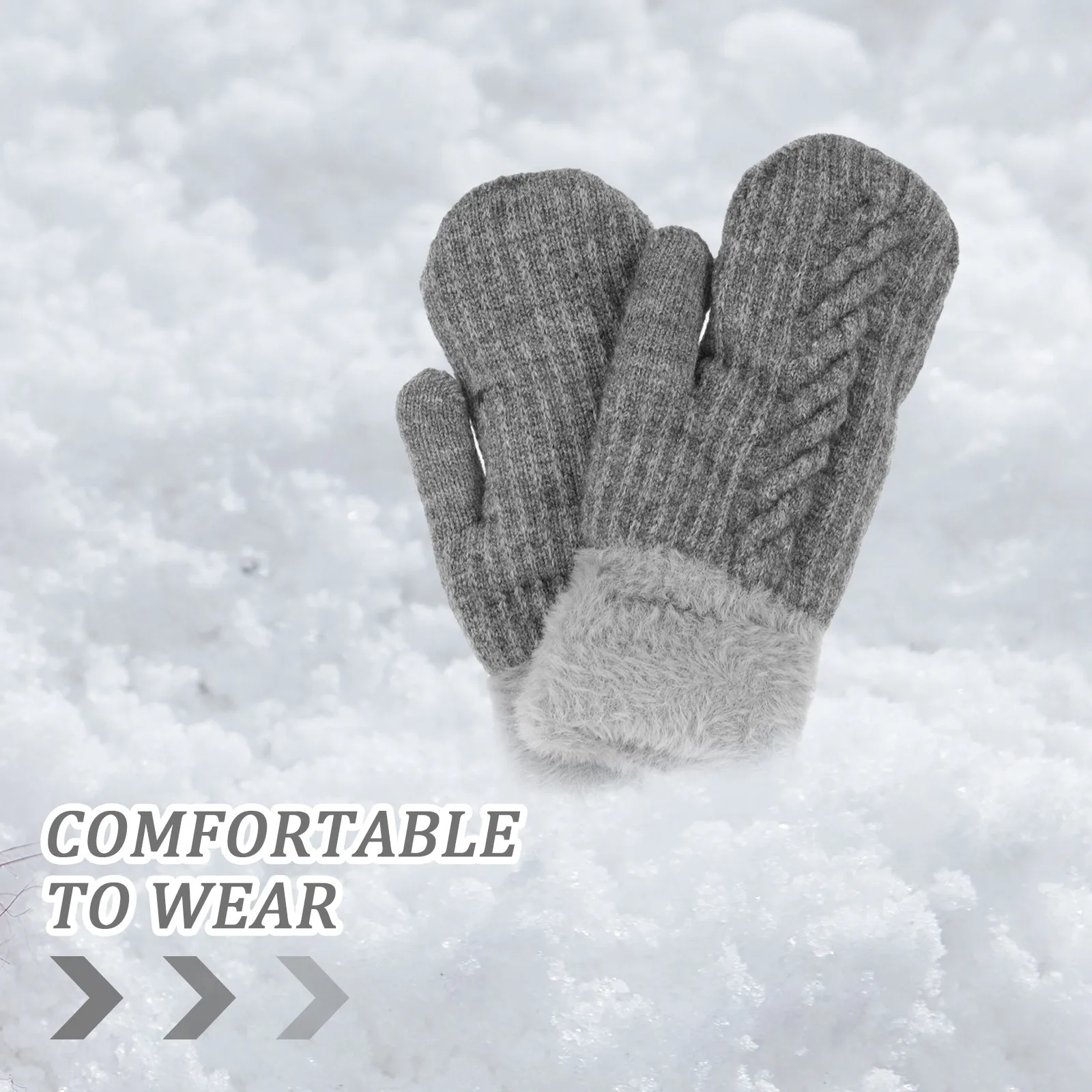 Warm Winter Knitted Full Finger Gloves for Adults Unisex Touch Screen Compatible Ski Climbing Outdoor Cold Weather Protection
Warm Winter Knitted Full Finger Gloves for Adults Unisex Touch Screen Compatible Ski Climbing Outdoor Cold Weather Protection