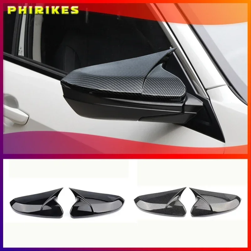 Fit For Honda Civic 10th 2016 2017 2018 Side Rearview Mirror Caps Black Wing Mirror Cover Ox Horn Cover Car styling
Fit For Honda Civic 10th 2016 2017 2018 Side Rearview Mirror Caps Black Wing Mirror Cover Ox Horn Cover Car styling
