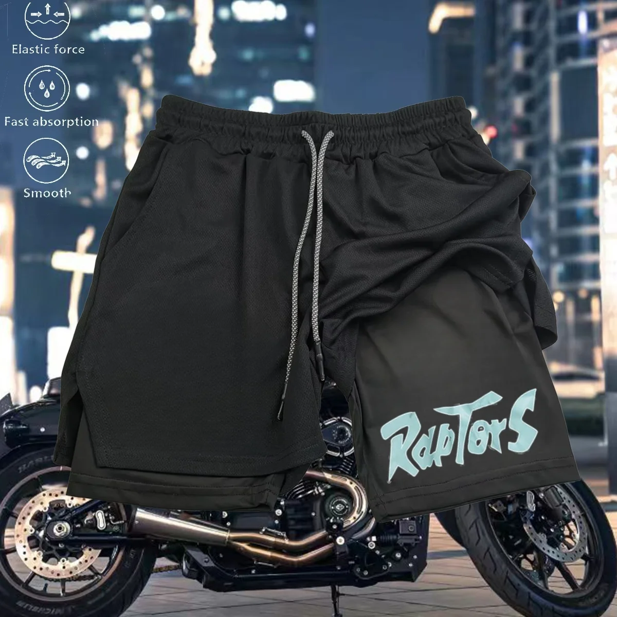 Korean-style Summer Jogging and Swimming Training Fake Two-piece Shorts for Men's Fitness Shorts Motorcycle Unisex Motocross
Korean-style Summer Jogging and Swimming Training Fake Two-piece Shorts for Men's Fitness Shorts Motorcycle Unisex Motocross