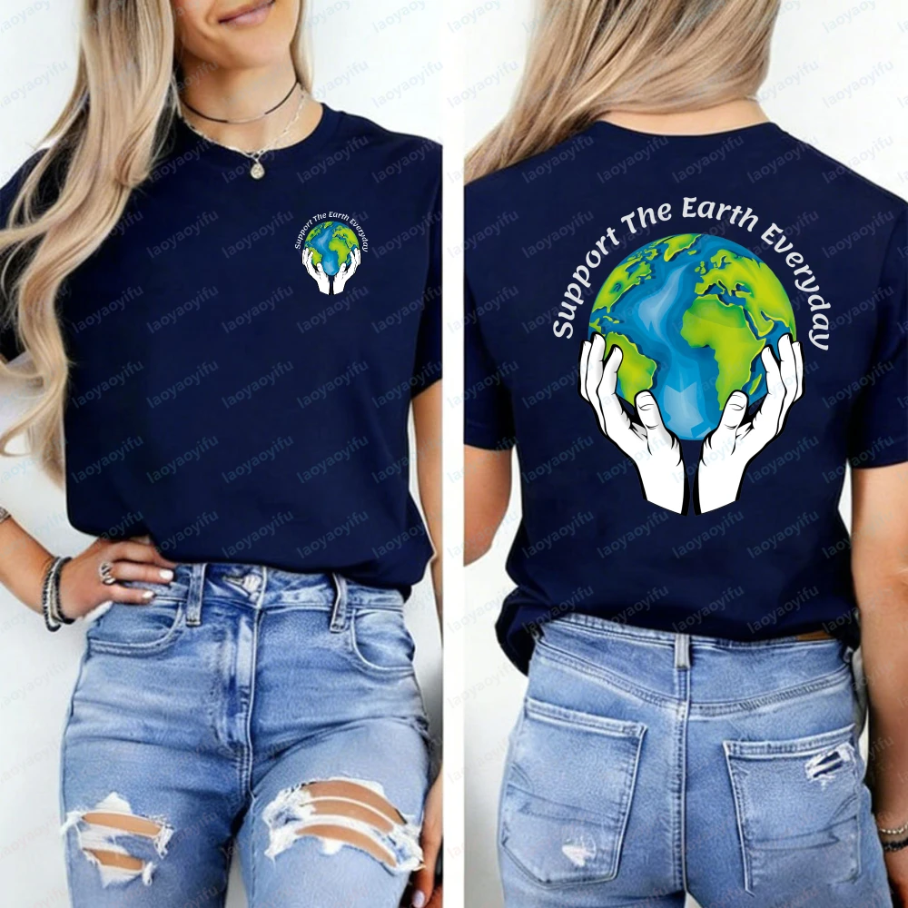Earth Day T-Shirt Conservation Apparel Unisex Design Women Clothing Graphic T Shirts Vintage Clothes High Quality Cotton Tops
Earth Day T-Shirt Conservation Apparel Unisex Design Women Clothing Graphic T Shirts Vintage Clothes High Quality Cotton Tops