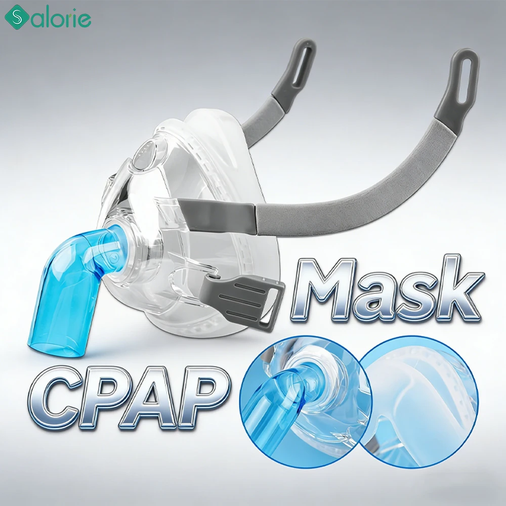 Anti-Snoring CPAP Replacement Mask Silicone Reusable CPAP Full Face Mask Prevents Air Leaks for Comfortable Sleep Apnea Relief
Anti-Snoring CPAP Replacement Mask Silicone Reusable CPAP Full Face Mask Prevents Air Leaks for Comfortable Sleep Apnea Relief