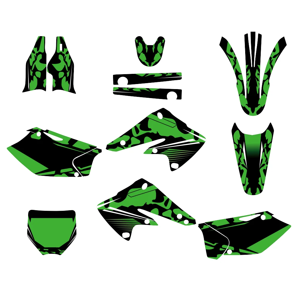 Full Set Off-Road Motorcycle Body Decals Graphics Kit for Kawasaki KXF 250 2004-2005 Custom Waterproof UV Durable Anti-Scratch
Full Set Off-Road Motorcycle Body Decals Graphics Kit for Kawasaki KXF 250 2004-2005 Custom Waterproof UV Durable Anti-Scratch