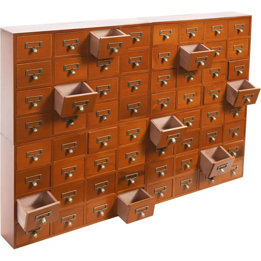 Vintage Pine Wood 4-Drawer Small Parts Organizer Cabinet with Label Holders, 39.37x27.56
Vintage Pine Wood 4-Drawer Small Parts Organizer Cabinet with Label Holders, 39.37x27.56