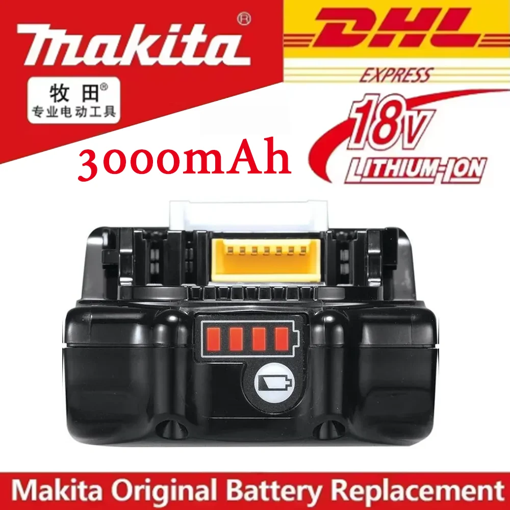 Оригинальный аккумулятор Makita BL1860 3 Ач для электроинструментов, литий-ионный, замена LXT BL1850 BL1840 для 18-вольтовых шуруповертов с BMS, 18В аккумулятор
Оригинальный аккумулятор Makita BL1860 3 Ач для электроинструментов, литий-ионный, замена LXT BL1850 BL1840 для 18-вольтовых шуруповертов с BMS, 18В аккумулятор