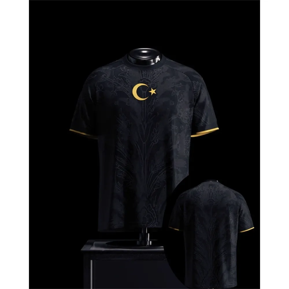 Turkey Football Jersey Black and Red Special Edition 26-27, Lightweight, Breathable, Sportswear,Summer T-shirt for Men
Turkey Football Jersey Black and Red Special Edition 26-27, Lightweight, Breathable, Sportswear,Summer T-shirt for Men