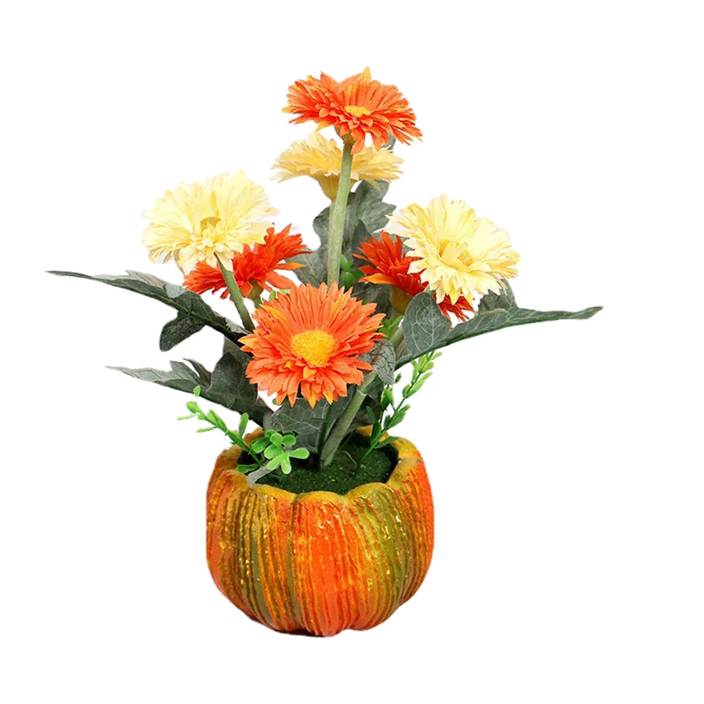 Imitation Plants Artificial Bonsai Simulated Pumpkin Fake Flowers Home Decor Plastic Desktop Office Small Vase High Quality
Imitation Plants Artificial Bonsai Simulated Pumpkin Fake Flowers Home Decor Plastic Desktop Office Small Vase High Quality