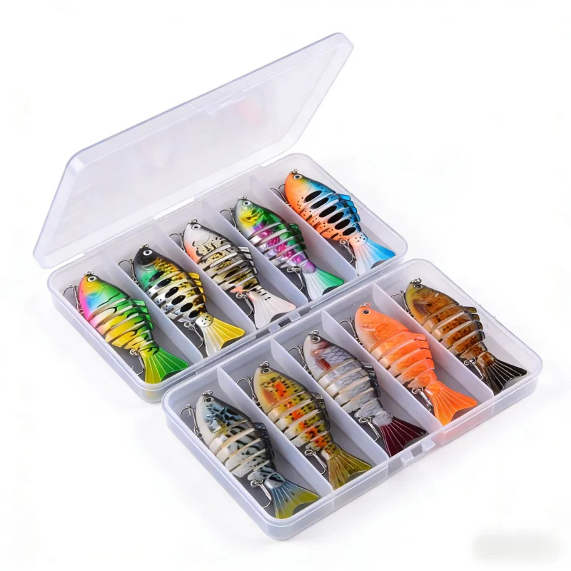 Набор из 5 приманок Swimbait 10 см, 15,7 г, с высокореалистичными рыбоподобными крючками из высокоуглеродистой стали, водонепроницаемые, прочные, для рыбалки
Набор из 5 приманок Swimbait 10 см, 15,7 г, с высокореалистичными рыбоподобными крючками из высокоуглеродистой стали, водонепроницаемые, прочные, для рыбалки