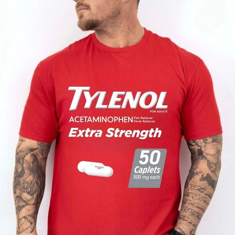 Red Tylenol Medicine Halloween Costume Cotton Shirt Pharmacist Cosplay Tee Autism Awareness Shirts Parody T-Shirt Fashion Tees
Red Tylenol Medicine Halloween Costume Cotton Shirt Pharmacist Cosplay Tee Autism Awareness Shirts Parody T-Shirt Fashion Tees