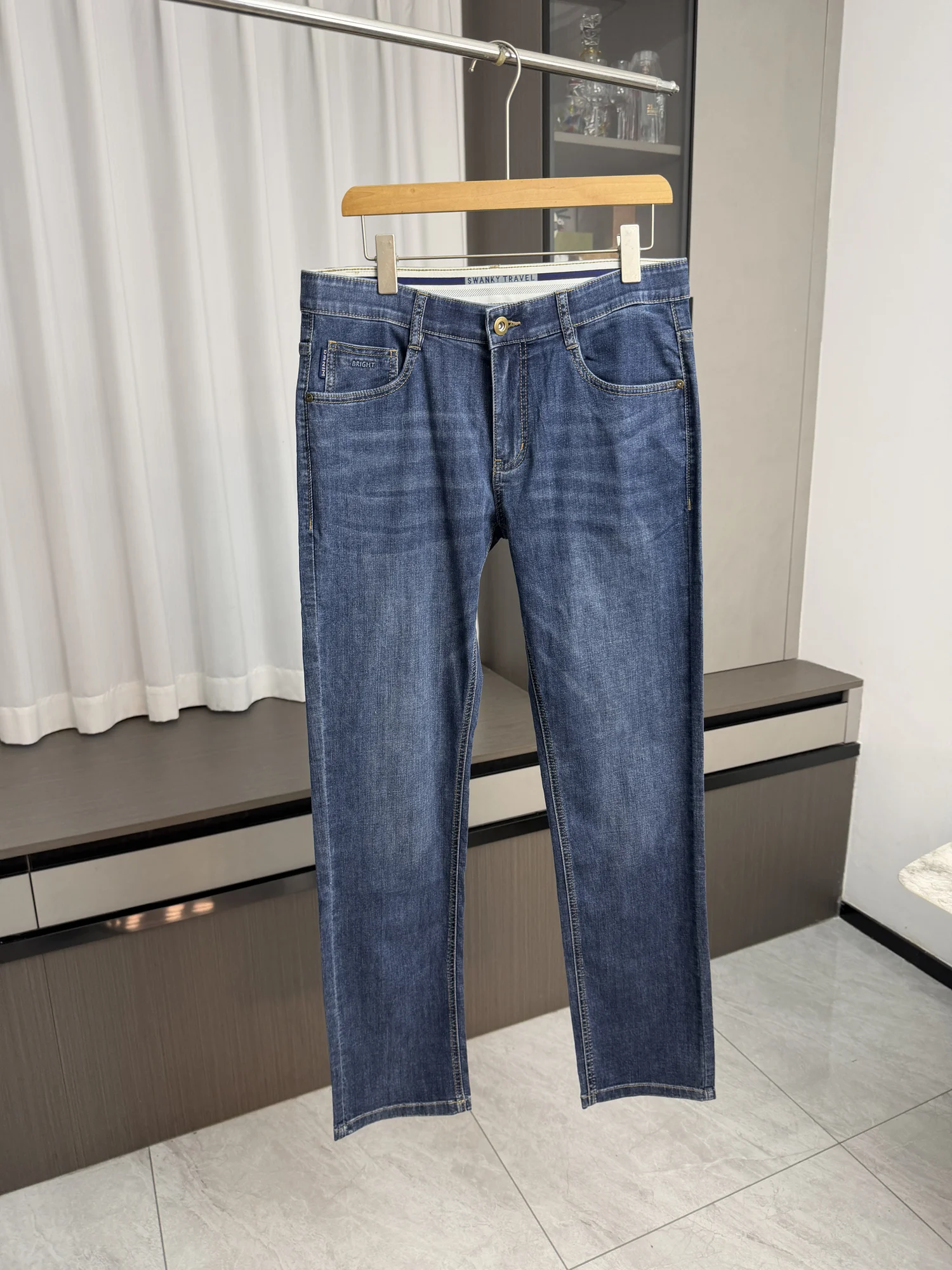 Casual Straight Leg Men's Jeans Spring Summer Commute Comfortable Elastic Fashionable Blue Denim Shorts Breathable Zipper
Casual Straight Leg Men's Jeans Spring Summer Commute Comfortable Elastic Fashionable Blue Denim Shorts Breathable Zipper