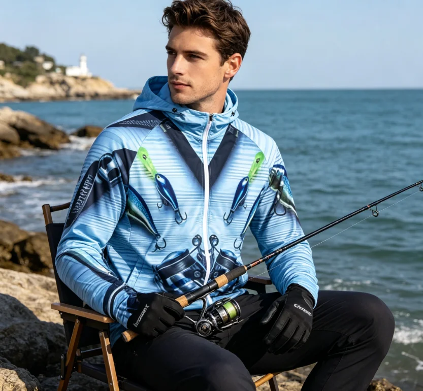 Quick Drying Sun Protection Fishing Shirt Newest Men's Fishing Clothing Long Sleeve Fishing Jerseys Hoodies With Zipper And Mask
Quick Drying Sun Protection Fishing Shirt Newest Men's Fishing Clothing Long Sleeve Fishing Jerseys Hoodies With Zipper And Mask