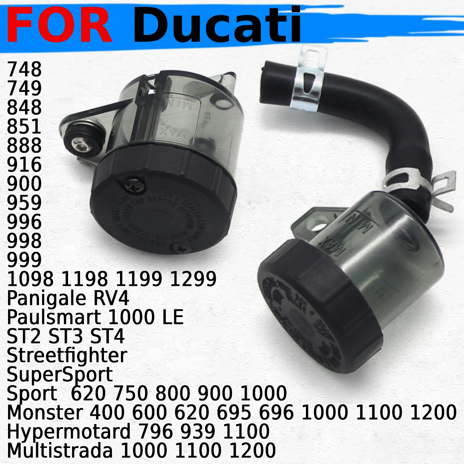 Резервуар для жидкости передней и задней флюзи для Ducati Monster Diesel 1000 1100 EVO 1200 400 600 620 695 696
Резервуар для жидкости передней и задней флюзи для Ducati Monster Diesel 1000 1100 EVO 1200 400 600 620 695 696