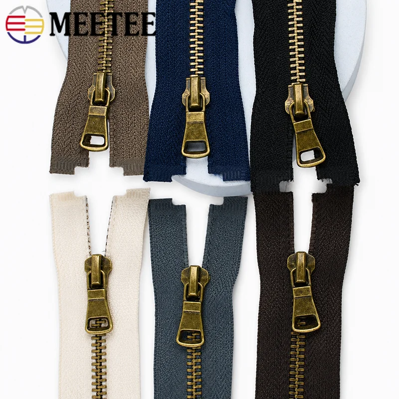 2/5Pcs Meetee 5# Metal Zippers 40/50/60/70/80cm Open-End Zips Clothes Backpack Closures Zipper Repair Kit DIY Sewing Accessories
2/5Pcs Meetee 5# Metal Zippers 40/50/60/70/80cm Open-End Zips Clothes Backpack Closures Zipper Repair Kit DIY Sewing Accessories