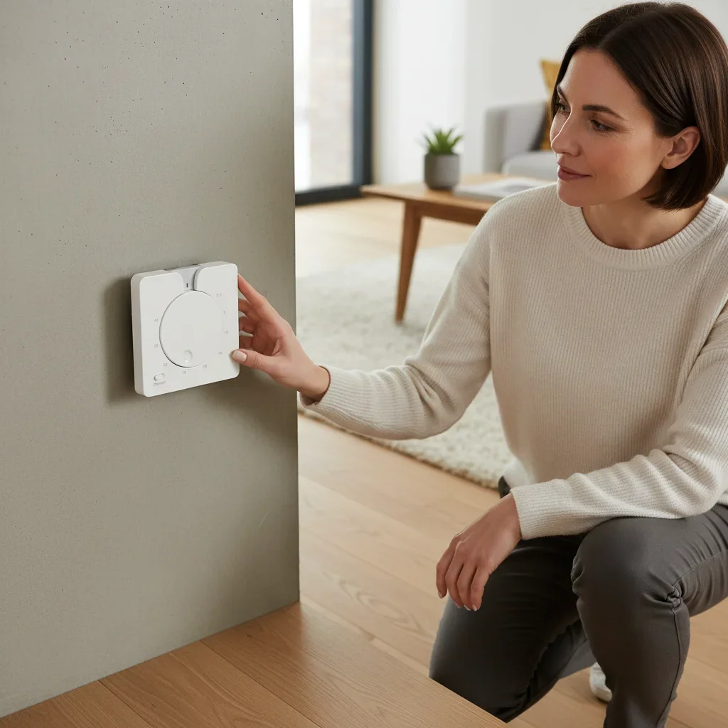 16A Mechanical Heating Temperature Control Thermostat With Rotary Knob For Electric Or Water Underfloor Heating Energy-Saving
16A Mechanical Heating Temperature Control Thermostat With Rotary Knob For Electric Or Water Underfloor Heating Energy-Saving