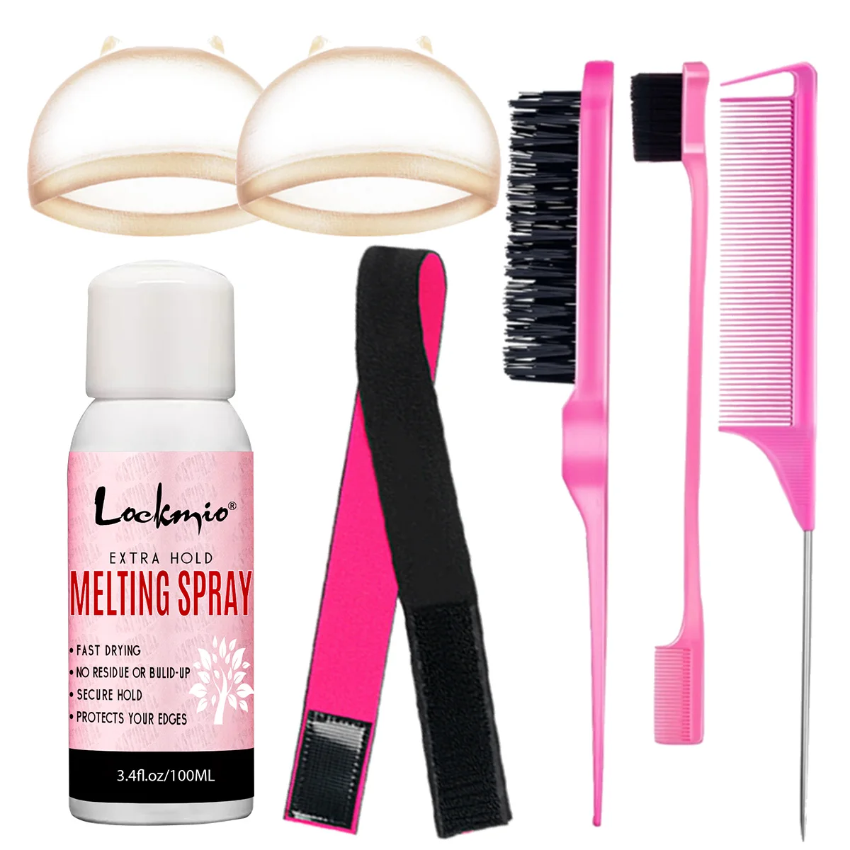 LOCKMIO 100ML Extra Hold Invisible Melting Spray,Waterproof & Fast-drying Wig Glue,Lace Bonding Adhesive for Wigs Closure Front
LOCKMIO 100ML Extra Hold Invisible Melting Spray,Waterproof & Fast-drying Wig Glue,Lace Bonding Adhesive for Wigs Closure Front