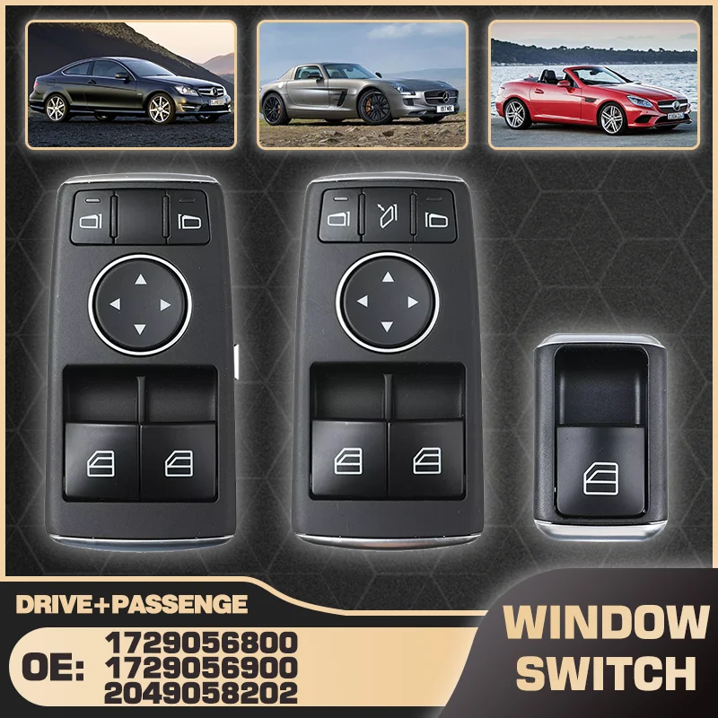 1729056800 1729056900 2049058202 For Mercedes-Benz C-Class W204 SLS-Class SLK-Class 2007-2019 Power Window Control Switch Button
1729056800 1729056900 2049058202 For Mercedes-Benz C-Class W204 SLS-Class SLK-Class 2007-2019 Power Window Control Switch Button