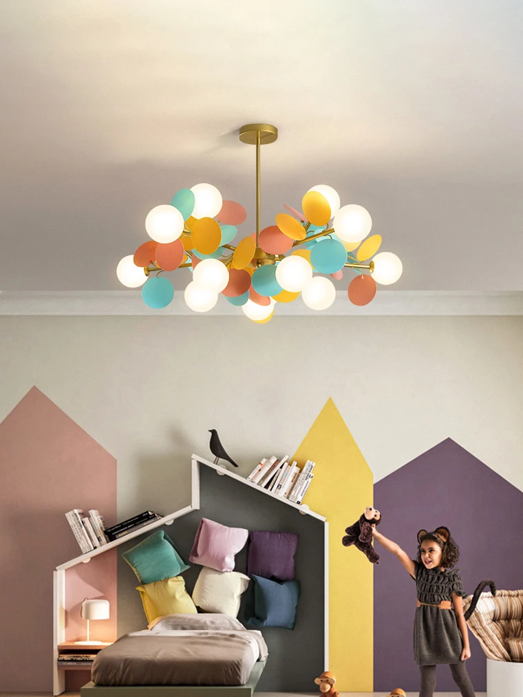 Decorative Lamp Chandelier Children's Lamps Led For The Baby Room Nursery Bedroom Girl Modern Living Room With Petals Lighting
Decorative Lamp Chandelier Children's Lamps Led For The Baby Room Nursery Bedroom Girl Modern Living Room With Petals Lighting