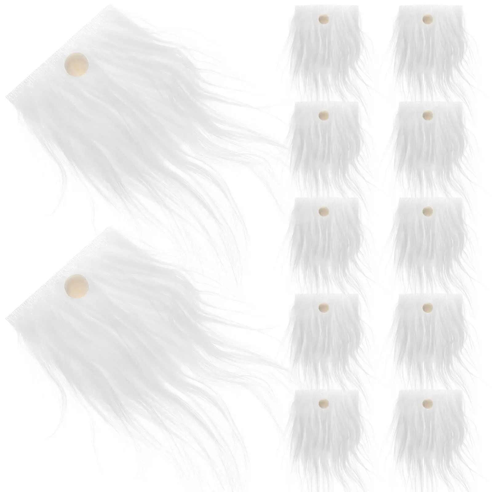 24Pcs Gnome Beards Crafts Accessories White 18x9cm Faux Fur Hair Wooden Balls DIY Decoration Christmas Supplies
24Pcs Gnome Beards Crafts Accessories White 18x9cm Faux Fur Hair Wooden Balls DIY Decoration Christmas Supplies
