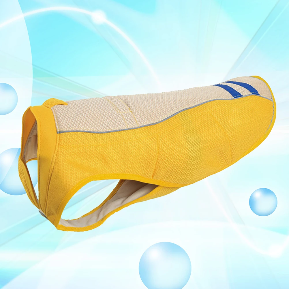 Pet Cooling Vest Lightweight Superior Material Dog Sunscreen Reusable Light Yellow Breathable Summer Cooling for Dogs
Pet Cooling Vest Lightweight Superior Material Dog Sunscreen Reusable Light Yellow Breathable Summer Cooling for Dogs
