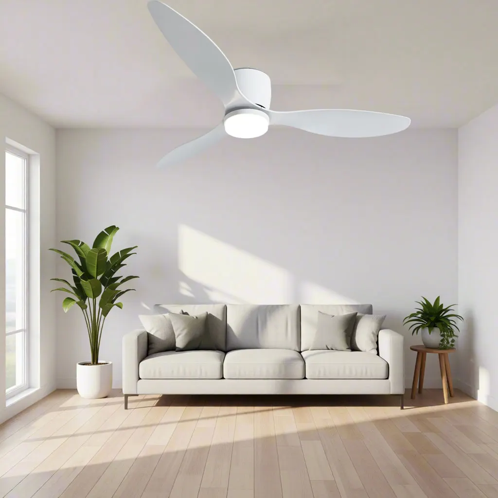 White Silent 30W DC Motor Living Room Fan Light Efficient Home Decoration Lighting with Quiet Operation
White Silent 30W DC Motor Living Room Fan Light Efficient Home Decoration Lighting with Quiet Operation