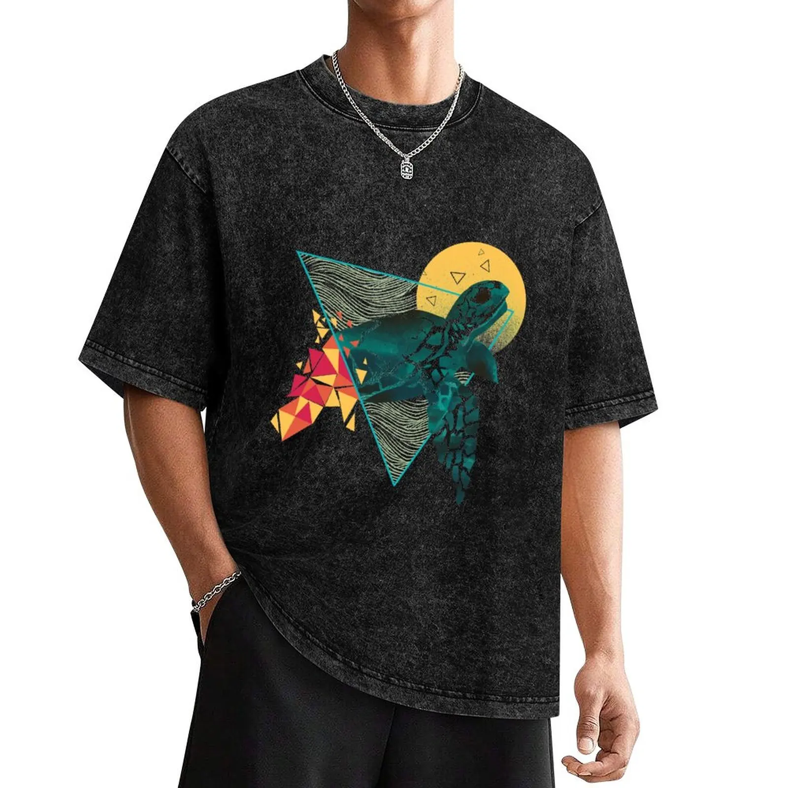 Geometric Turtle T-Shirt anime figures new edition anime stuff summer tops plain white t shirts men
Geometric Turtle T-Shirt anime figures new edition anime stuff summer tops plain white t shirts men