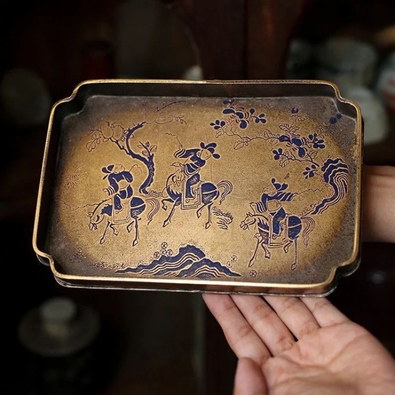 Vintage Brass Water Drop Container Saucer Tea Tray Tea Set Fruit Plate Decoration Plate Storage Tray Antique Tea Mat Pot Tray Or
Vintage Brass Water Drop Container Saucer Tea Tray Tea Set Fruit Plate Decoration Plate Storage Tray Antique Tea Mat Pot Tray Or