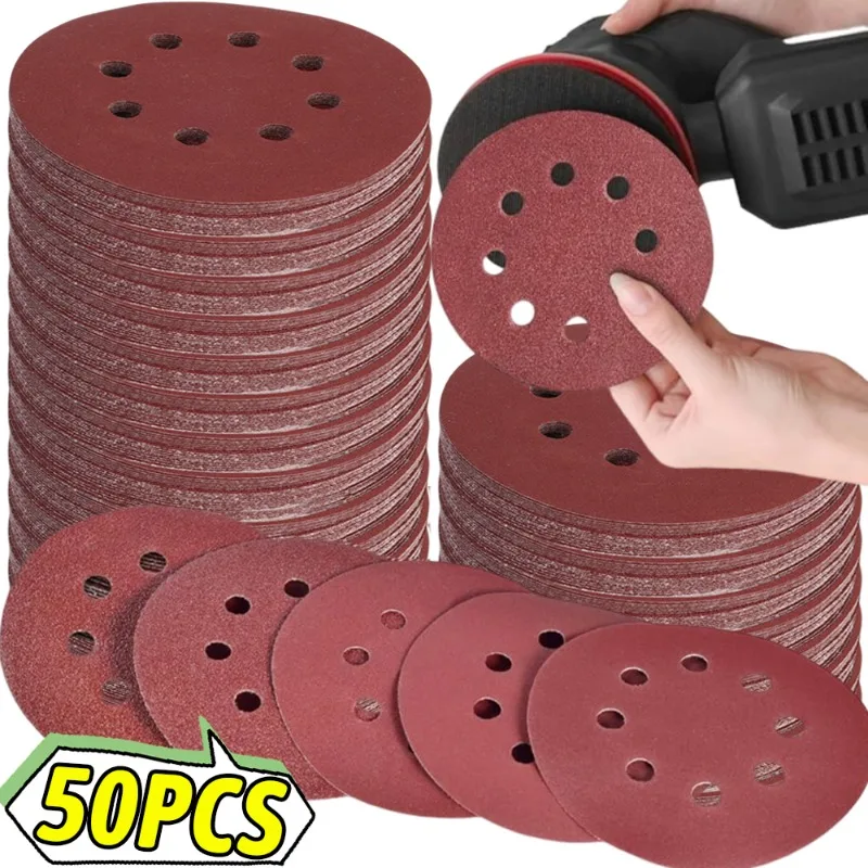 50/10PCS Round Sandpaper Universal 8 Hole Sanding Discs for Metal Wood Glass Orbital Sander Polishing Pads Home Abrasive Tools
50/10PCS Round Sandpaper Universal 8 Hole Sanding Discs for Metal Wood Glass Orbital Sander Polishing Pads Home Abrasive Tools
