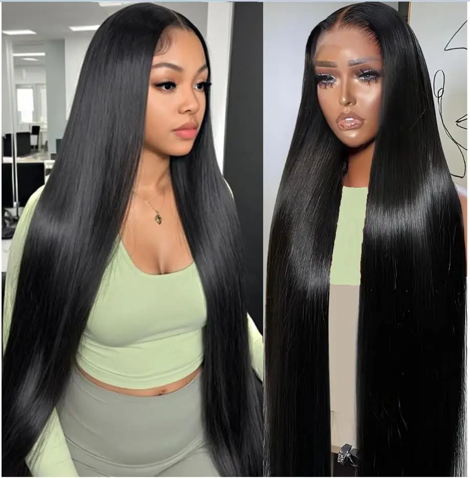 200 250 Density Transparent HD Human Hair Wig 30 40 Inch Bone Straight 13x4 Lace Front 13x6 Brazilian Lace Frontal Wigs
200 250 Density Transparent HD Human Hair Wig 30 40 Inch Bone Straight 13x4 Lace Front 13x6 Brazilian Lace Frontal Wigs