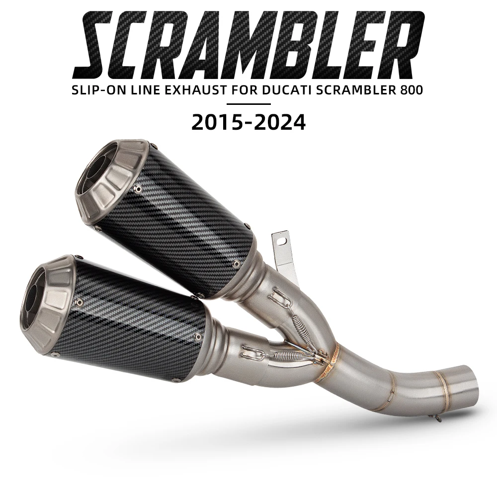 Motorcycle Exhausts Pipe Muffler Kit suitable for Ducati Scrambler 800 821 2015-2024 Retro motorbike exhaust Slip on Line
Motorcycle Exhausts Pipe Muffler Kit suitable for Ducati Scrambler 800 821 2015-2024 Retro motorbike exhaust Slip on Line