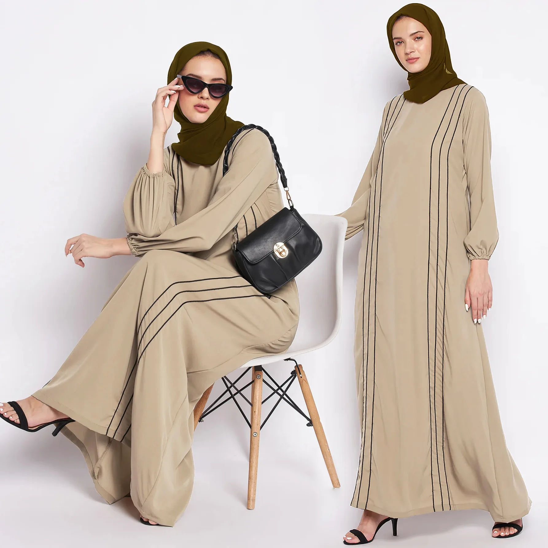 M265# Muslim Women's Dress Türkiye Skirt Loose Casual Contrast Long Dress Robe Abaya Ramadan Dubai Luxury Islam Elegant
M265# Muslim Women's Dress Türkiye Skirt Loose Casual Contrast Long Dress Robe Abaya Ramadan Dubai Luxury Islam Elegant