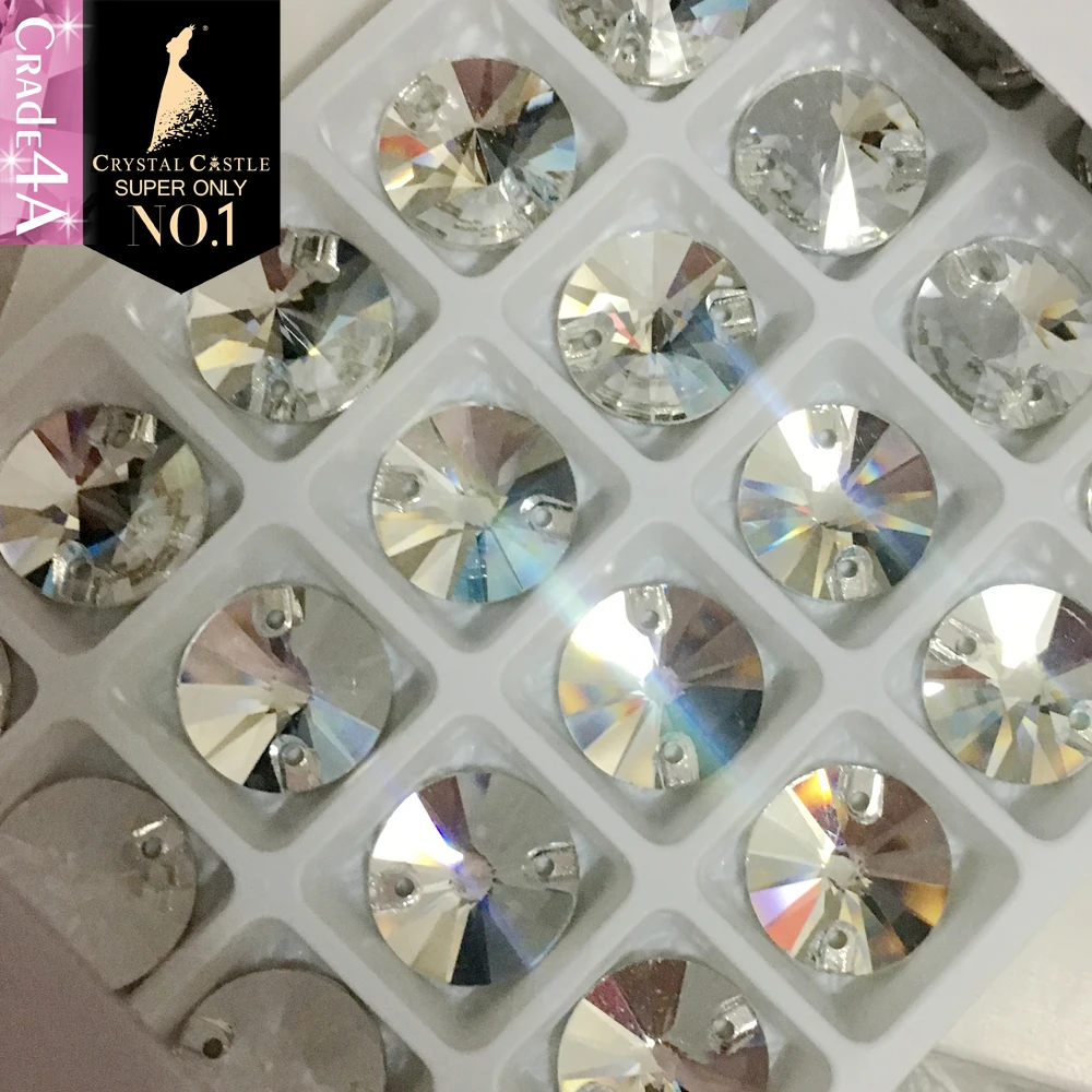 Crystal Castle Glass Sew On 4A 3200 Rivoli Round Strass Clear White AB Arts Crafts Stone Diy Rhinestones for Clothes 4ASOR3200
Crystal Castle Glass Sew On 4A 3200 Rivoli Round Strass Clear White AB Arts Crafts Stone Diy Rhinestones for Clothes 4ASOR3200