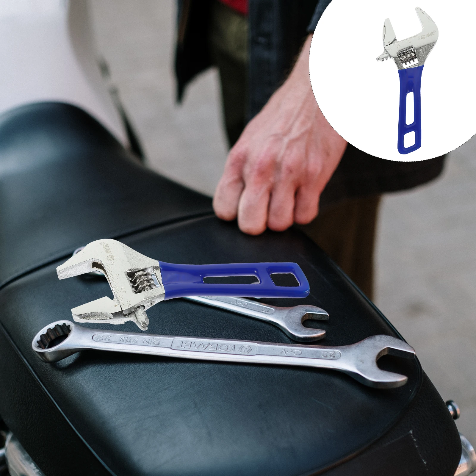 Adjustable Wrench Multifunctional Heavy Duty Crescent Spanner Stubby H Variable Speed Faucet Valve Pipe Tool
Adjustable Wrench Multifunctional Heavy Duty Crescent Spanner Stubby H Variable Speed Faucet Valve Pipe Tool