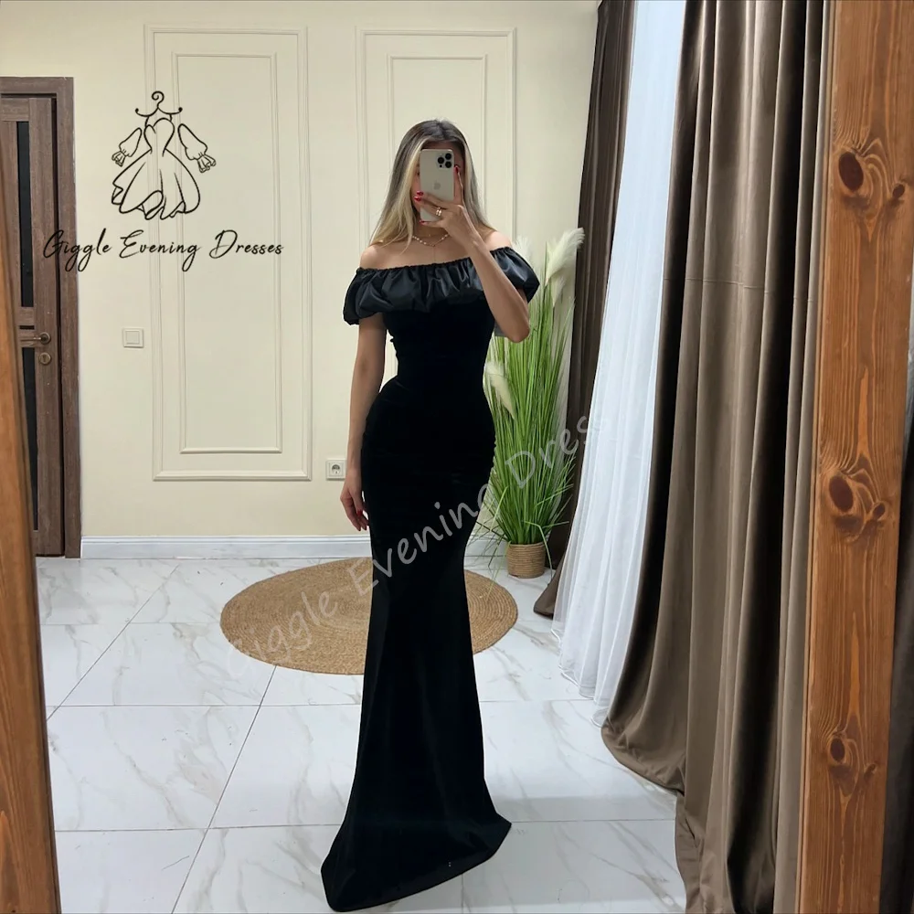 Customized Giggle Party Dress Straight Sexy Off-the-shoulder Fashion Crepe Short Sleeves Ruched Formal Saudi for women 2024
Customized Giggle Party Dress Straight Sexy Off-the-shoulder Fashion Crepe Short Sleeves Ruched Formal Saudi for women 2024
