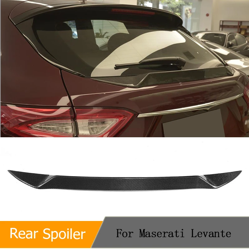 Carbon Fiber Car Rear Trunk Spoiler Wings for Maserati Levante S Sport Utility 4-Door 2016 2017 Rear Spoiler Boot Lip
Carbon Fiber Car Rear Trunk Spoiler Wings for Maserati Levante S Sport Utility 4-Door 2016 2017 Rear Spoiler Boot Lip