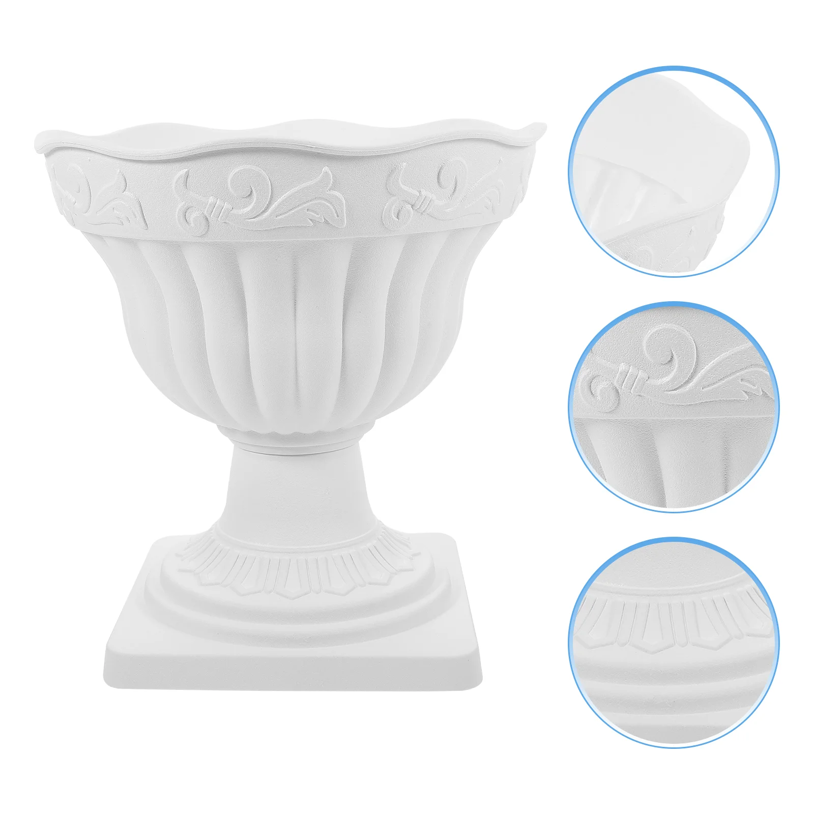 White Roman Column Flower Pot 20CM Plastic Balcony Planter Home Decor Wedding nament Garden Flowerpot Plant Container
White Roman Column Flower Pot 20CM Plastic Balcony Planter Home Decor Wedding nament Garden Flowerpot Plant Container