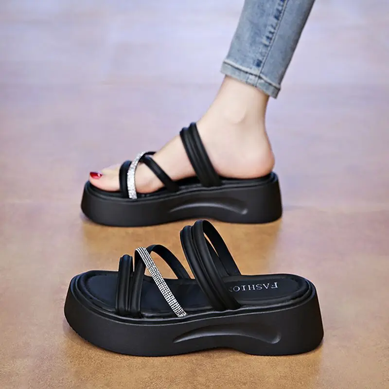 2025 New Women's Thick Bottom Shoes Open Toe Shoes Women's Outdoor Sandals Slippers Walking Shoes
2025 New Women's Thick Bottom Shoes Open Toe Shoes Women's Outdoor Sandals Slippers Walking Shoes