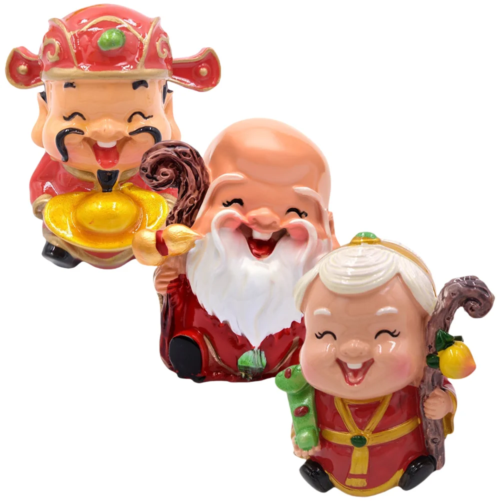 3 Pcs Birthday Cake Decoration Miniature Statue Chinese Elders Figurines Ornament Decorations Figure
3 Pcs Birthday Cake Decoration Miniature Statue Chinese Elders Figurines Ornament Decorations Figure