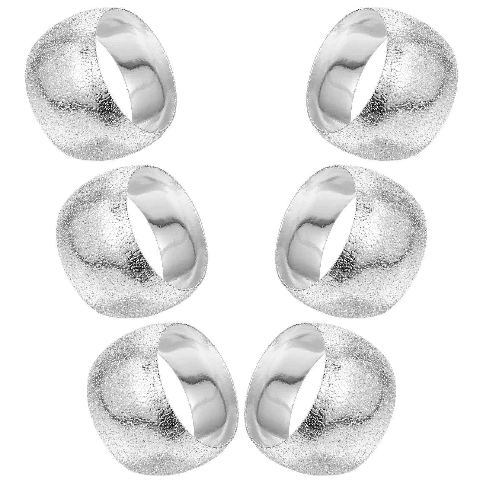 6 Pcs Silver Rings Set Elegant Tableware Banquet Paper Holder Wedding Decor Fall Napkin Bands Metal Napkin Ring
6 Pcs Silver Rings Set Elegant Tableware Banquet Paper Holder Wedding Decor Fall Napkin Bands Metal Napkin Ring