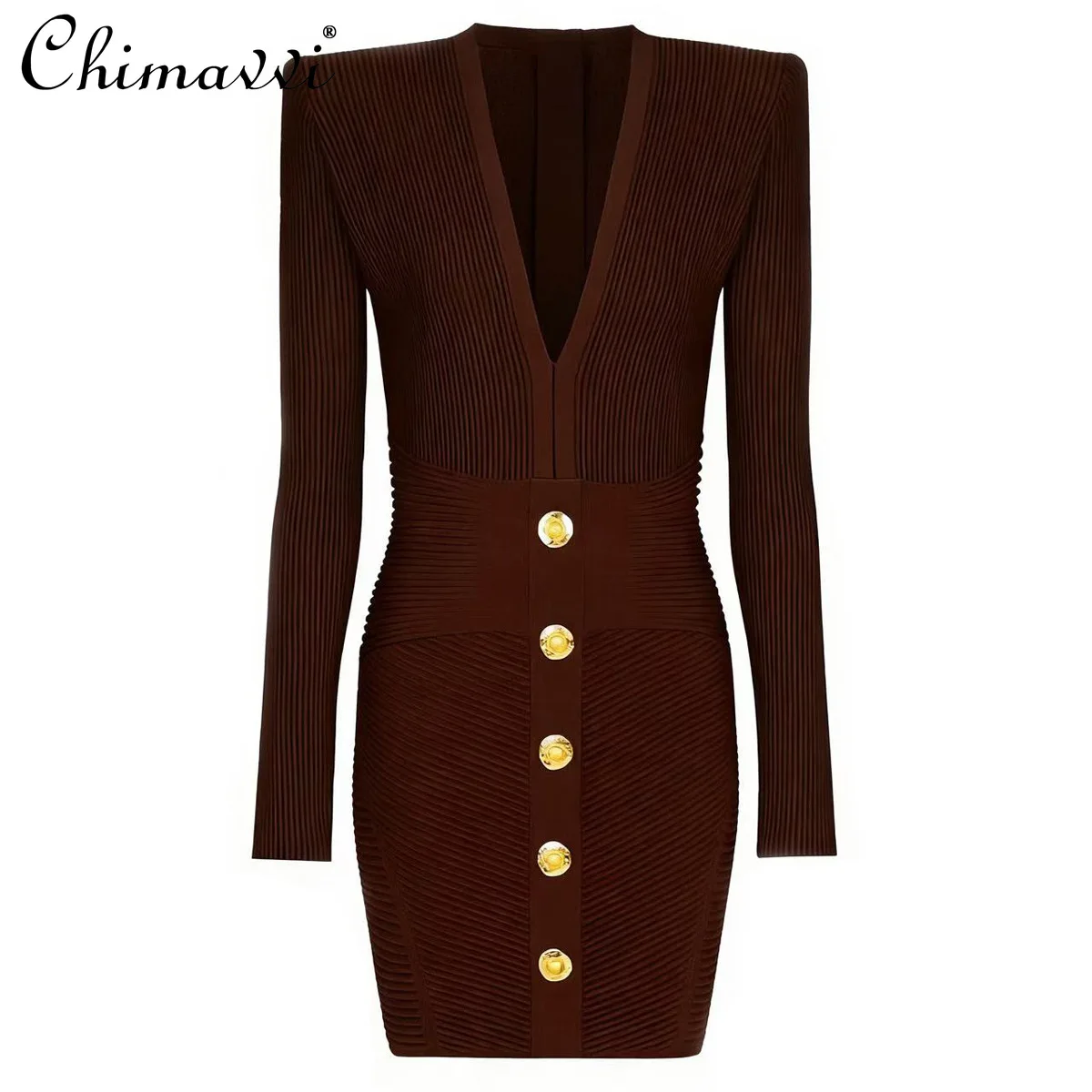 Spring and Autumn New Fashion Long Sleeve Waist Cinched Slim Fit Bodycon Knitted Dress for Women Elegant Commuter Short Dress
Spring and Autumn New Fashion Long Sleeve Waist Cinched Slim Fit Bodycon Knitted Dress for Women Elegant Commuter Short Dress