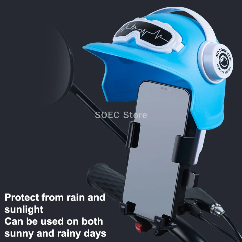Summer Electric Bike Phone Sunscreen Stand Small Helmet Rider Motorcycle Mobile Phone Holder Cycling Phone Waterproof Sunshade
Summer Electric Bike Phone Sunscreen Stand Small Helmet Rider Motorcycle Mobile Phone Holder Cycling Phone Waterproof Sunshade