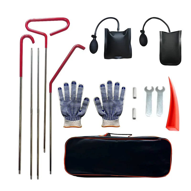 10/15PCS Car Door Tool Kit Inflatable Air Pump Auto Window Door Open Fixing Gripper Tools Long Reach Kits with Carrying Bag
10/15PCS Car Door Tool Kit Inflatable Air Pump Auto Window Door Open Fixing Gripper Tools Long Reach Kits with Carrying Bag