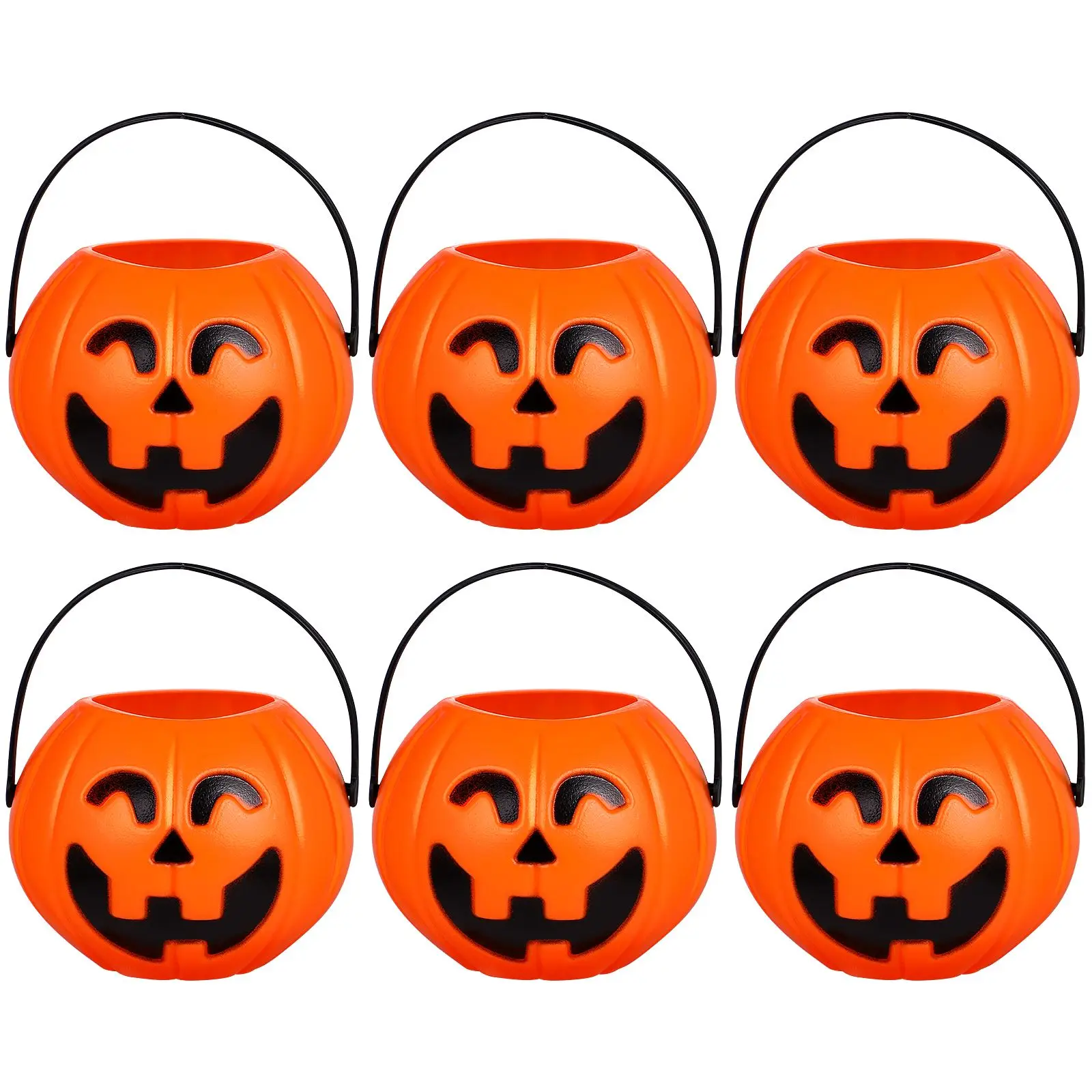 STOBOK 6pcs Halloween High Quality Pumpkin Bucket Portable Children Trick Or Treat Candy Holder Small Halloween Pumpkin Candy
STOBOK 6pcs Halloween High Quality Pumpkin Bucket Portable Children Trick Or Treat Candy Holder Small Halloween Pumpkin Candy