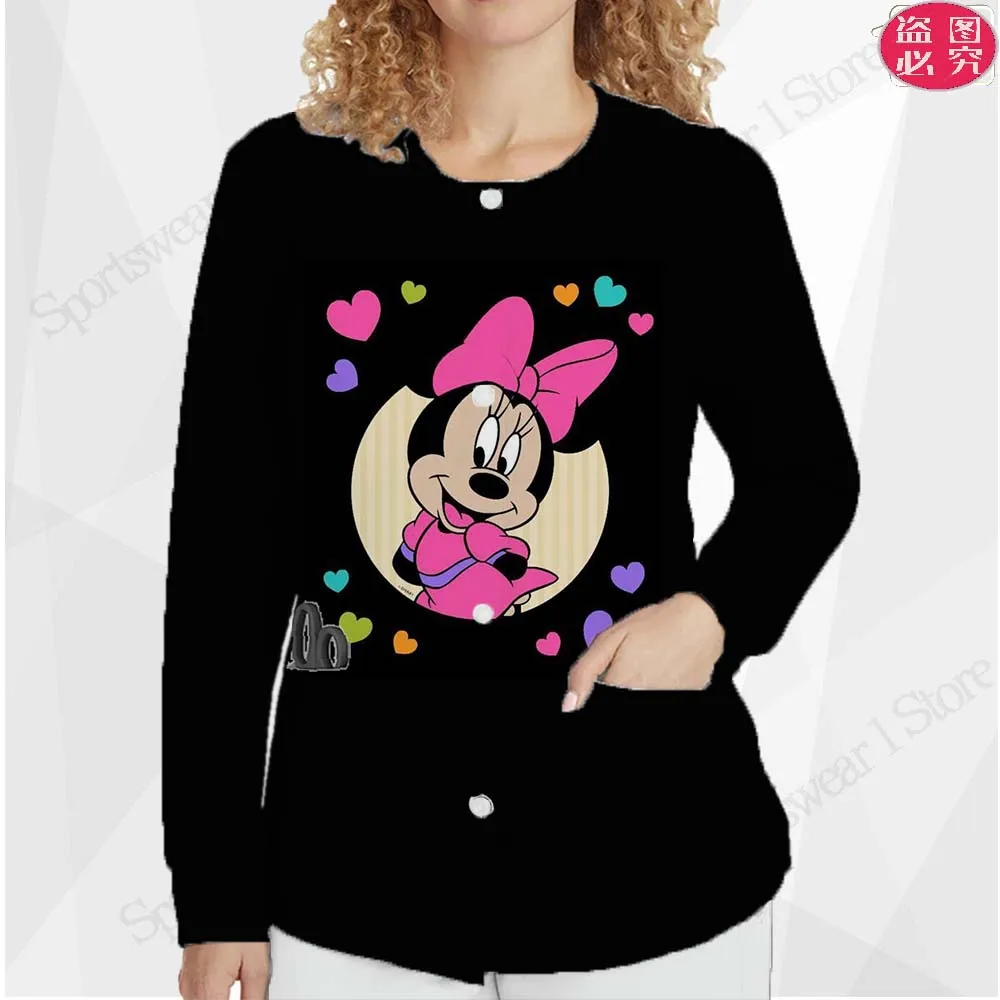 Button Top Women Clothes Round Neck Doctor's Coat Cardigan Sweatshirts Nurse Uniform Winter Jackets for Women 2023 Autumn Korea
Button Top Women Clothes Round Neck Doctor's Coat Cardigan Sweatshirts Nurse Uniform Winter Jackets for Women 2023 Autumn Korea