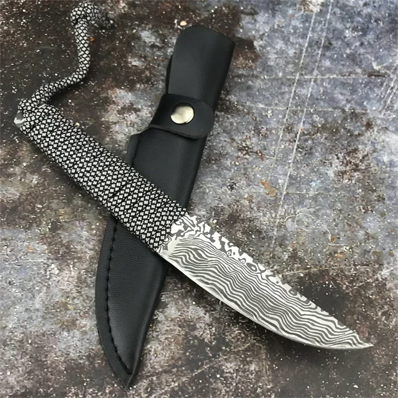 2025 Japan Chrysanthemum Characters Fixed Blade Knife Combat Straight Knife Rope Winding-handle Outdoor Hiking Camping Tool
2025 Japan Chrysanthemum Characters Fixed Blade Knife Combat Straight Knife Rope Winding-handle Outdoor Hiking Camping Tool
