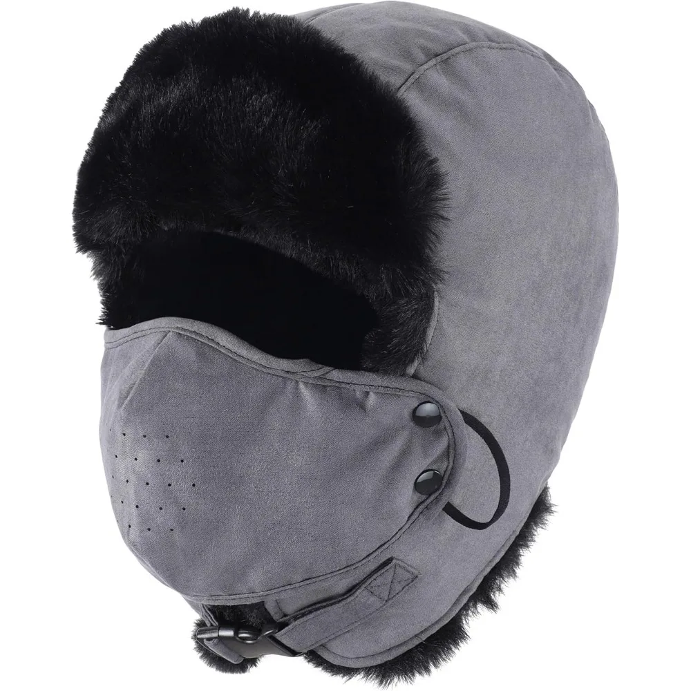 Теплая зимняя шапка из искусственного меха с ушками Шапки-ушанки из искусственной замши для холодной погоды
Теплая зимняя шапка из искусственного меха с ушками Шапки-ушанки из искусственной замши для холодной погоды