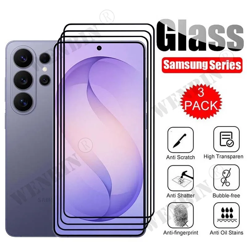 3Pcs Tempered Glass For Samsung S26 Ultra Edge Plus Screen Protector On Galaxy S25 S24 Ultra A57 A37 A17 Protective Cover Glass
3Pcs Tempered Glass For Samsung S26 Ultra Edge Plus Screen Protector On Galaxy S25 S24 Ultra A57 A37 A17 Protective Cover Glass