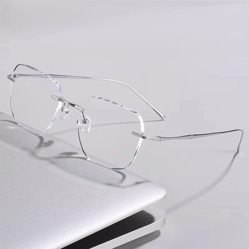 Brand Rimless Titanium Glasses Frame Eyeglasses Women Quality Optical Frame Eye glasses Men Oculos De Grau
Brand Rimless Titanium Glasses Frame Eyeglasses Women Quality Optical Frame Eye glasses Men Oculos De Grau