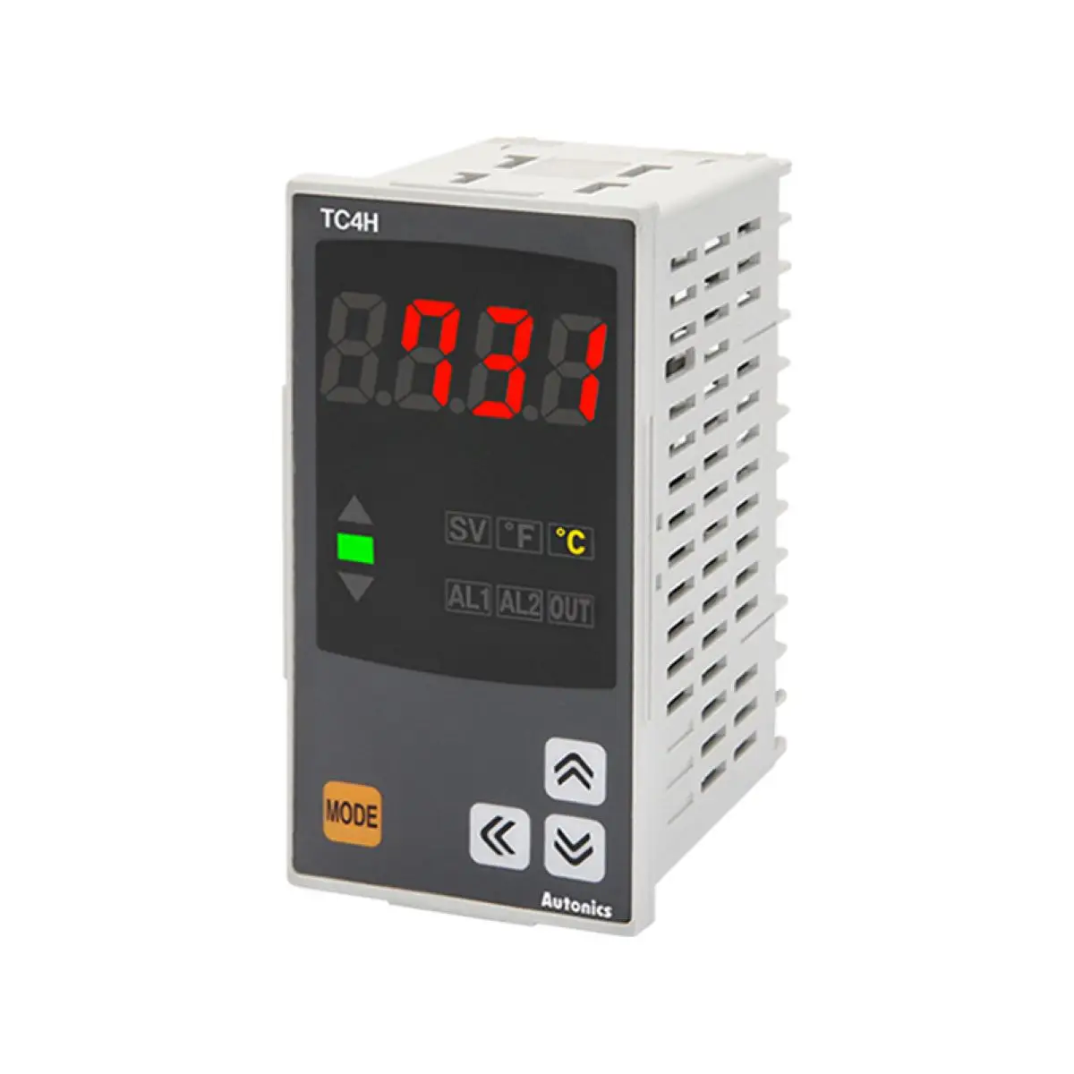 TC4H-14R Temp Control, 1/8DIN, Single display 4 Digit, PID Control, Relay & SSR Output, 1 Alarm Output, 100-240 VAC
TC4H-14R Temp Control, 1/8DIN, Single display 4 Digit, PID Control, Relay & SSR Output, 1 Alarm Output, 100-240 VAC
